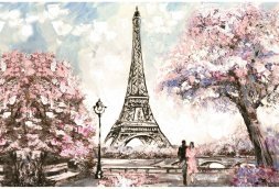 Фотообои Французская весна 32-0038-HH холст (3,0х2,0м) (1)  DECOCODE