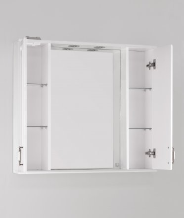 Зеркальный шкаф Style Line Олеандр-2 90/С, белый