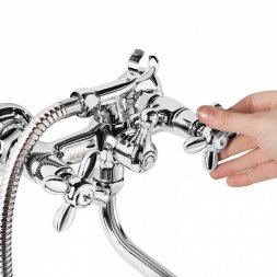 Смеситель для ванны с длинным изливом IDDIS Jeals JE2SBL0i10