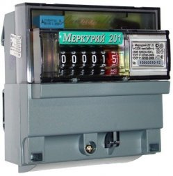 Счетчик Меркурий 201.5 5-60А/220 1Ф,1Т, кл.т. 1.0 Din-рейку ОУ-MRC20010 483765