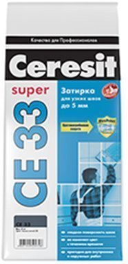 Затирка №47 Super СЕ 33 сиена 2кг CERESIT 48603