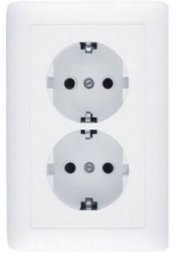 Розетка двойн. бел. 2К+3 16А-250В RS16-236-B ХИТ Schneider Electric 492373