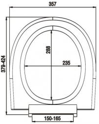 Сиденье для унитаза, полипропилен, 020, Milardo, 020PP00M31 6900